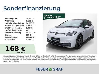 Gebraucht VW ID.3 Pro 150 kW (204 PS) 2021 Gletscherweiß Kleinwagen