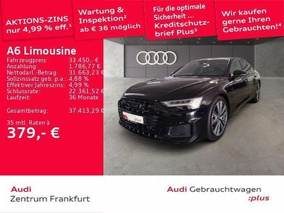 Schwarz Gebraucht 2022 Audi A6 Advanced Limousine | 33.450 € (Guter Preis)
