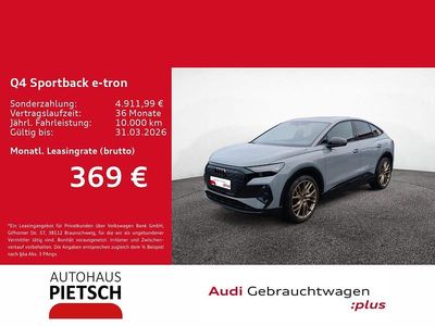 Kieselgrau Gebraucht 2025 Audi Q4 Sportback e-tron S-Line SUV | 51.930 € (Etwas zu teuer)