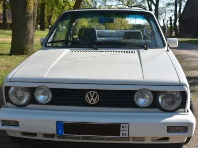 Gebraucht VW Golf Cabriolet 75 PS (55 kW) 1986 Weiß Cabrio