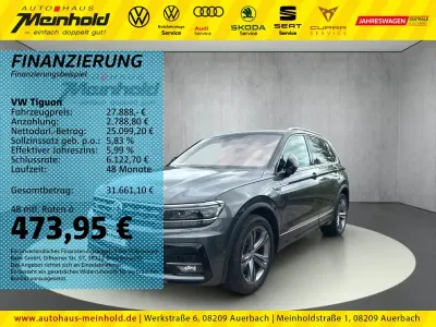 Gebraucht VW Tiguan Highline 239 PS (175 kW) 2017 Indiumgrau metallic SUV
