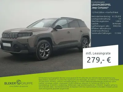Neu Jeep Compass 145 PS (106 kW) 2026 Amazonia green / black SUV