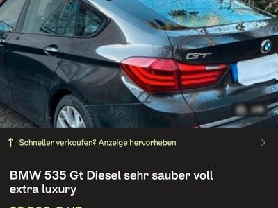 Second-hand BMW 535 330 CP (242 kW) 2014 Negru Berlinǎ