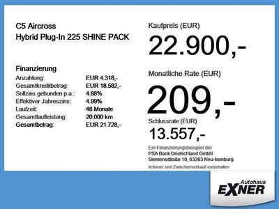 Usata Citroën C5 Aircross Shine 224 CV (164 kW) 2022 Blu SUV