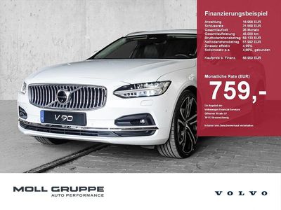 Gebraucht Volvo V90 Plus 197 PS (144 kW) 2024 Crystal white pearl Kombi