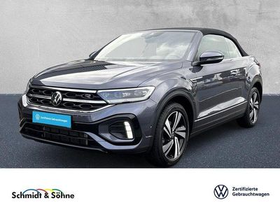 Gebraucht VW T-Roc Cabriolet R-line 150 PS (110 kW) 2022 Grau Cabrio