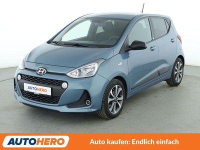 Gebraucht Hyundai i10 Passion Plus 67 PS (49 kW) 2018 Blau Kleinwagen