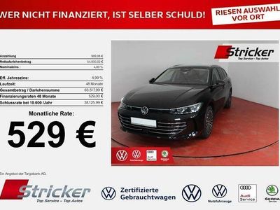 Schwarz Neu 2025 VW Passat Elegance Limousine | 54.989 € (Fairer Preis)