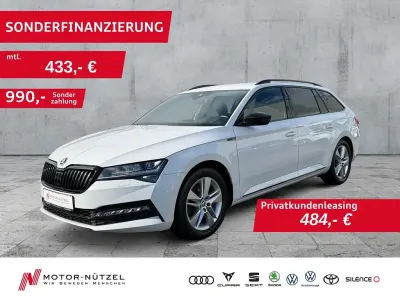 Używany Skoda Superb SportLine 200 KM (147 kW) 2023 Biały Kombi