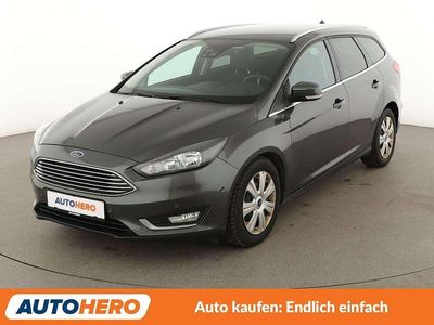 Second-hand Ford Focus Titanium 125 CP (91 kW) 2018 Gri Break