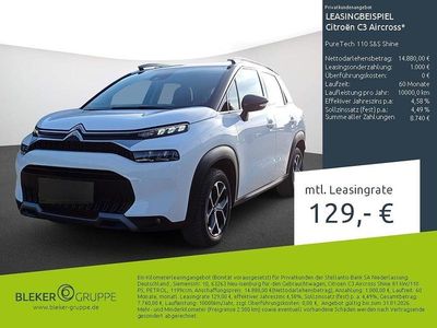 Weiß Gebraucht 2023 Citroën C3 Aircross Shine SUV | 14.880 € (Fairer Preis)