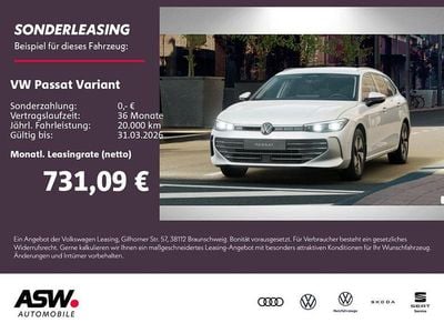 Neu VW Passat Business 150 PS (110 kW) 2026 Weiß Kombi