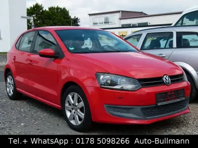 Gebraucht VW Polo Comfortline 86 PS (63 kW) 2010 Rot Kleinwagen