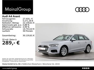 Silber Gebraucht 2022 Audi A4 Ambiente Kombi | 25.790 € (Guter Preis)