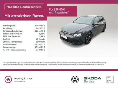 Gebraucht VW Golf VIII GTI 245 PS (180 kW) 2023 Grau Limousine