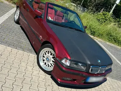Gebraucht BMW 318 Cabriolet 115 PS (84 kW) 1994 Rot Cabrio