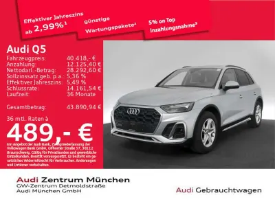 Gebraucht Audi Q5 Ambiente 204 PS (150 kW) 2024 Florettsilber metallic SUV