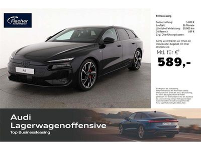 Schwarz Neu 2025 Audi A6 e-tron S-Line Kombi | 81.980 € (Fairer Preis)