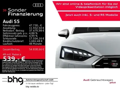 Gebraucht Audi S5 Ambiente 354 PS (260 kW) 2023 Weiss Coupé