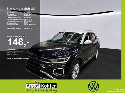 Gebraucht VW T-Roc Style 150 PS (110 kW) 2024 Schwarz SUV