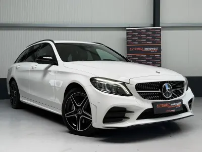 Gebraucht Mercedes C220 AMG 194 PS (142 kW) 2018 Weiß Kombi