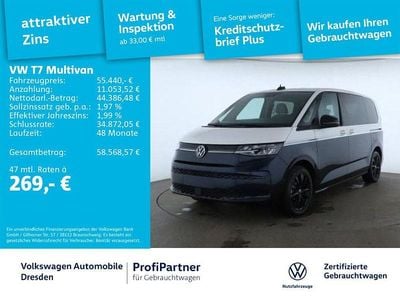 Gebraucht VW Multivan Life 150 PS (110 kW) 2025 Candyweiß/ starlight blue met Van