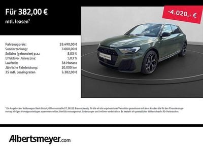 Neu Audi A1 Sportback S-Line 116 PS (85 kW) 2025 Blau Kleinwagen
