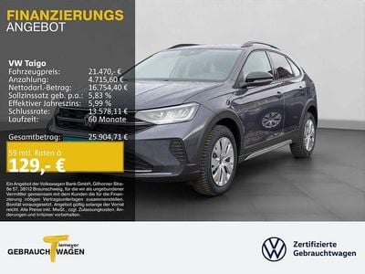 Gebraucht VW Taigo R-line 116 PS (85 kW) 2025 Grau SUV