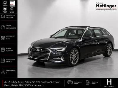 Occasion Audi A6 S-Line 286 ch (210 kW) 2020 Bleue Break