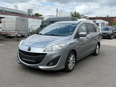 Gebraucht Mazda 5 Center-Line 150 PS (110 kW) 2011 Silber Van / Kleinbus