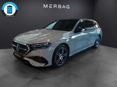 Gebraucht Mercedes E300 AMG 313 PS (230 kW) 2025 Manufaktur alpingrau uni Kombi