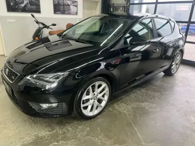 Używany Seat Leon FR 125 KM (91 kW) 2017 Czarny Sedan/Limuzyna