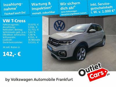 Grau Gebraucht 2022 VW T-Cross Style SUV | 15.670 €
