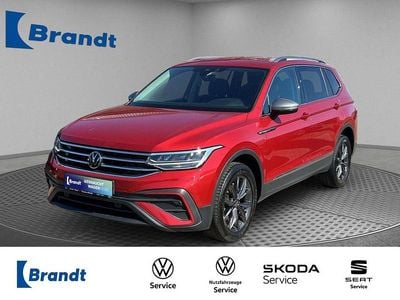 Gebraucht VW Tiguan Allspace Life 200 PS (147 kW) 2022 Kings red metallic (metallic) SUV