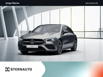 Gebraucht Mercedes CLA250e AMG line 218 PS (160 kW) 2021 Mountaingrau metallic Coupé
