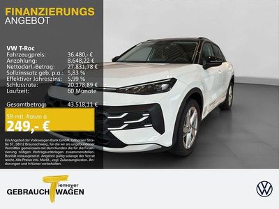 Weiß Gebraucht 2025 VW T-Roc Life SUV | 36.480 € (Fairer Preis)