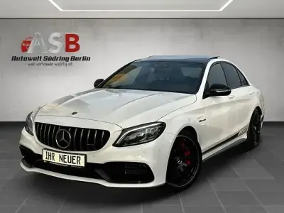 Gebraucht Mercedes C63S AMG AMG 510 PS (375 kW) 2021 Polarweiss  unilack Limousine