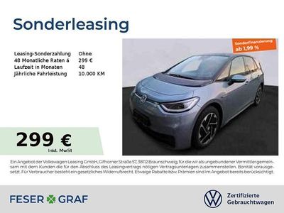 Gebraucht VW ID.3 Pro Performance 150 kW (204 PS) 2022 Stonewashed blue metallic schwarz Kleinwagen