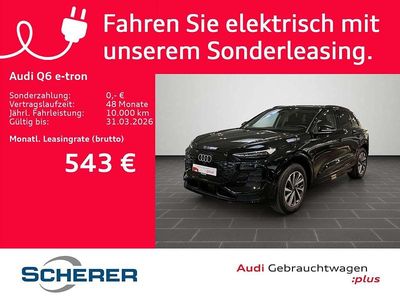 Gebraucht Audi Q6 e-tron Ambiente 185 kW (252 PS) 2025 Mythosschwarz metallic (metallic) SUV