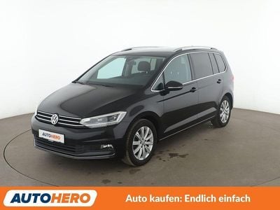 Gebraucht VW Touran Highline 150 PS (110 kW) 2019 Schwarz Van / Kleinbus