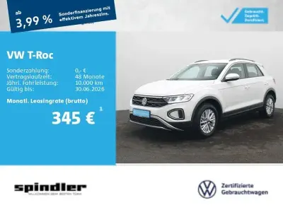 Gebraucht VW T-Roc IQ Drive 150 PS (110 kW) 2023 Pure white SUV
