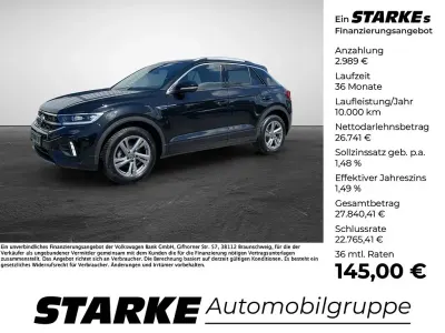 Gebraucht VW T-Roc R-line 150 PS (110 kW) 2025 Grenadillschwarz metallic SUV