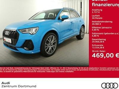 Gebraucht Audi Q3 S-Line 150 PS (110 kW) 2021 Blau SUV