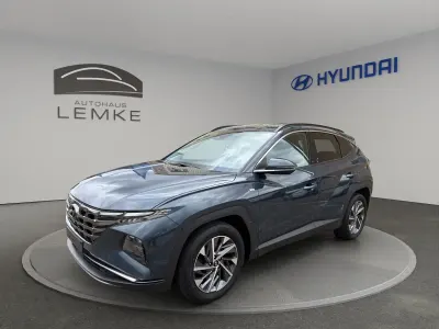 Gebraucht Hyundai Tucson Trend 150 PS (110 kW) 2022 Teal blue metallic SUV