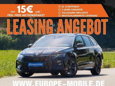 Neu Skoda Octavia RS 265 PS (194 kW) 2025 Blackmagic perleffekt/schwarz Kombi