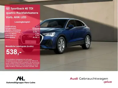 Gebraucht Audi Q3 Sportback Sport 193 PS (141 kW) 2024 Navarrablau (metallic) SUV