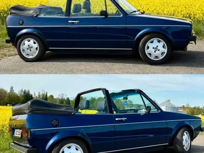 Gebraucht VW Golf Cabriolet 98 PS (72 kW) 1987 Blau Cabrio