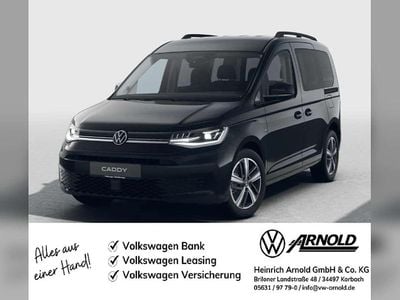 Neu VW Caddy Life 122 PS (89 kW) 2025 Deep black perleffekt Van / Kleinbus