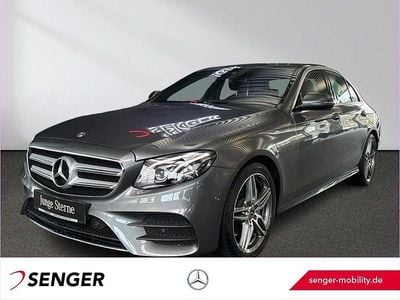 Grau Gebraucht 2019 Mercedes E200 AMG line Limousine | 28.249 € (Etwas zu teuer)