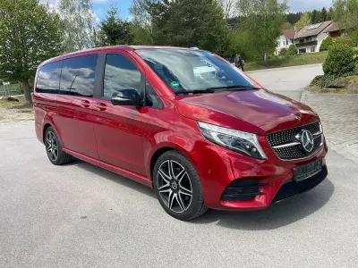 Używany Mercedes V250 Edition 190 KM (139 kW) 2020 Czerwony Minivan